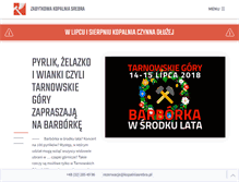 Tablet Screenshot of kopalniasrebra.pl